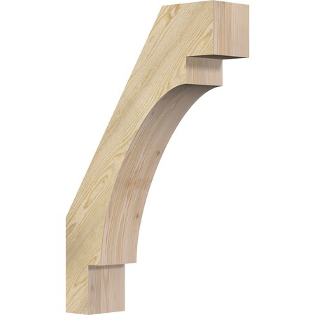 Ekena Millwork 6"W x 22"D x 34"H Merced Rough Sawn Knee Brace, Douglas Fir BRC06X22X34MRC00RDF